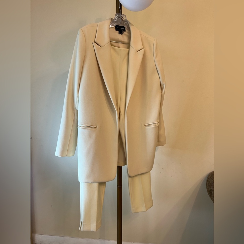 SOMETHING NAVY | Blazer+ Pants Canary Yellow Suit